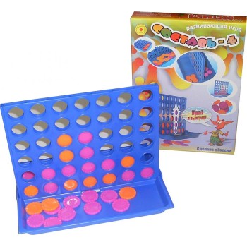 Эра. Развивающая игра "Составь 4" арт.C-134-57238307 *