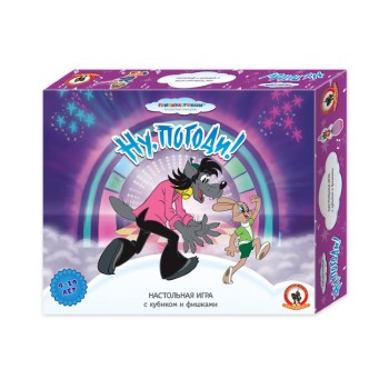 Союзмультфильм. НПИ ходилка с фишками и кубиком "Ну, погоди!" арт.03815 (Стиль)