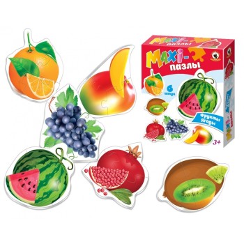 MAXI-пазлы "Фрукты/ягоды" арт.02554 (Стиль)