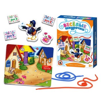 Весёлые шнурочки "Сорока-почтальон" (в кор.) (Стиль) арт.3232