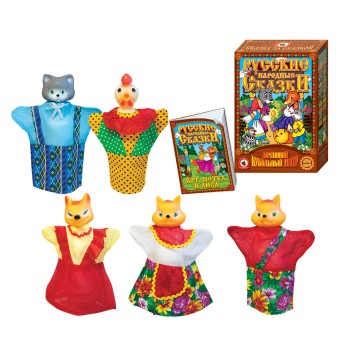 Кукольный театр "Кот, Петух и Лиса " арт.11208 (Стиль)