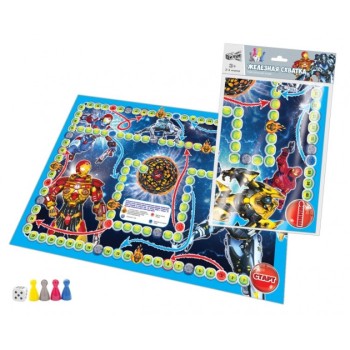 Бродилка в пакете "Железная схватка" А2 арт.7109 (Стиль)