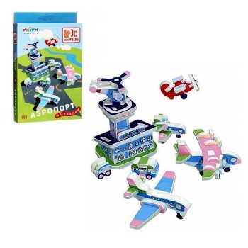 УмБум083 "Аэропорт на ладони" 3D-mini puzzle