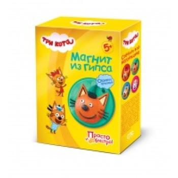 405122 "Три кота" Магнит из гипса Компот