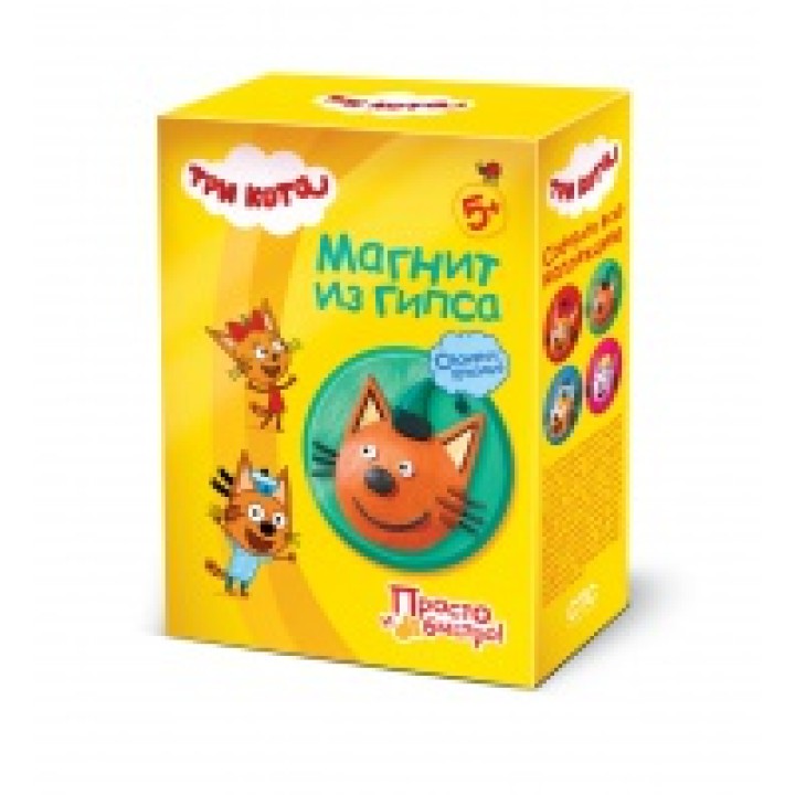 405122 "Три кота" Магнит из гипса Компот
