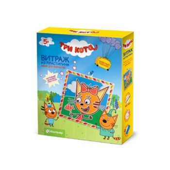 405111 "Три кота" Витражный пластилин Карамелька /40