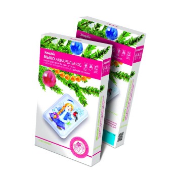 981012 Мыло акварельное "Снегурочка" (Новый год)