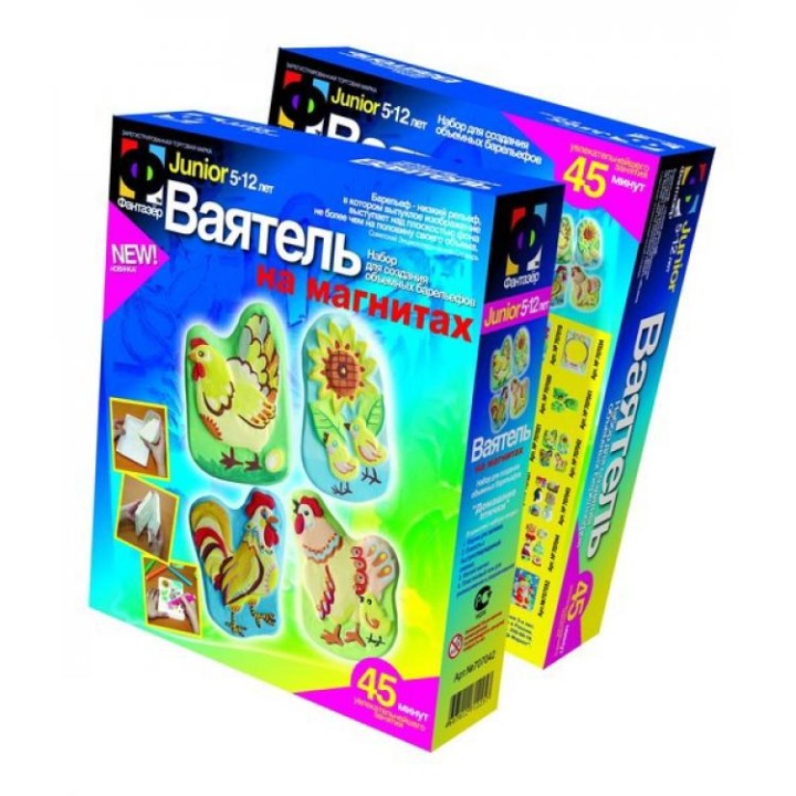 707042 Ваятель "Магниты Домашние птицы" /20