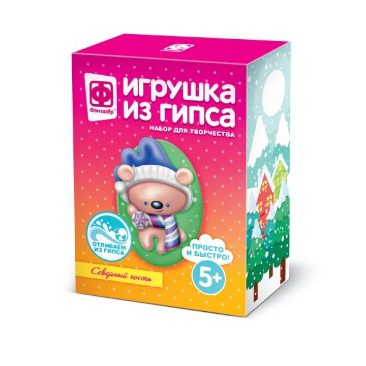 707138 Игрушка из гипса "Северный гость"