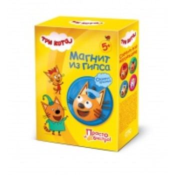 405120 "Три кота" Магнит из гипса Коржик