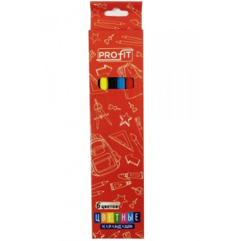 Проф-Пресс. Карандаши цветные 6цв."Классика" арт.КЦ-3151 /24