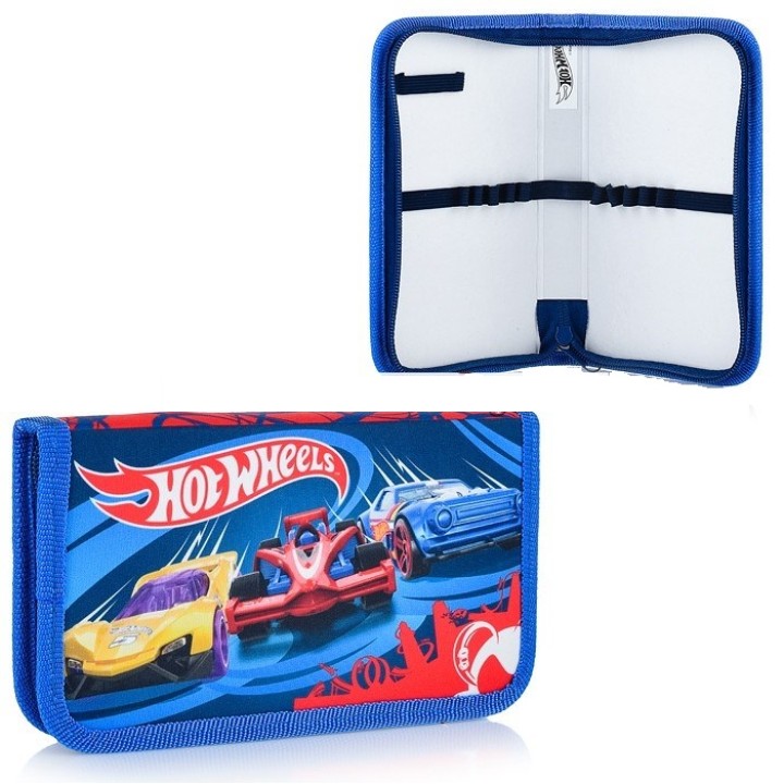 Центрум. Hot Wheels 88646 Пенал корпусный 19*11 см, на молнии, 1 отделение, полиэстер
