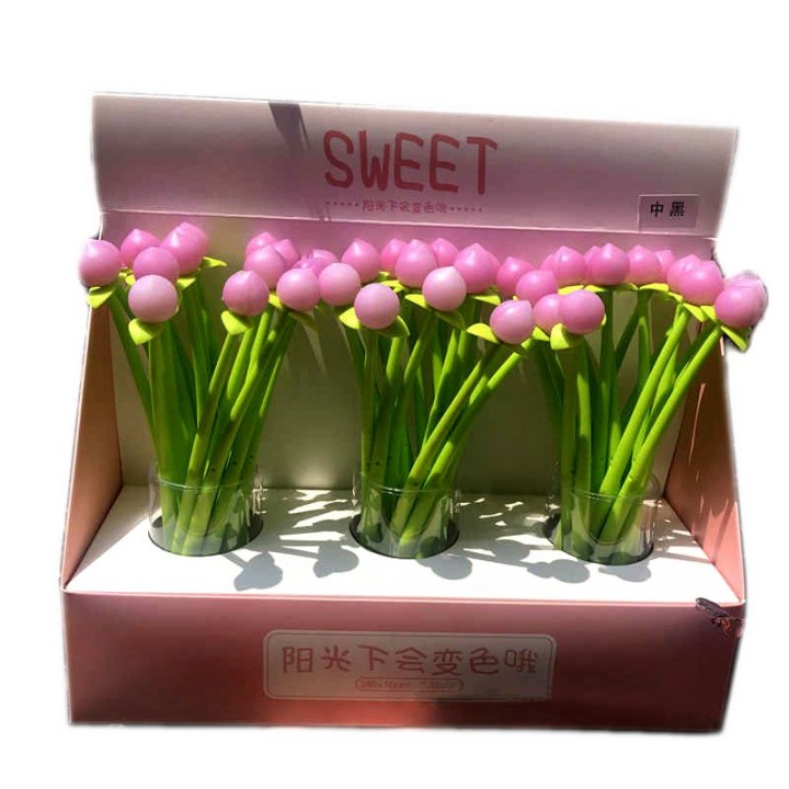 Центрум. 84910 Ручка гелевая "Пион" 0,5 мм, цвет чернил черный, меняют цвет