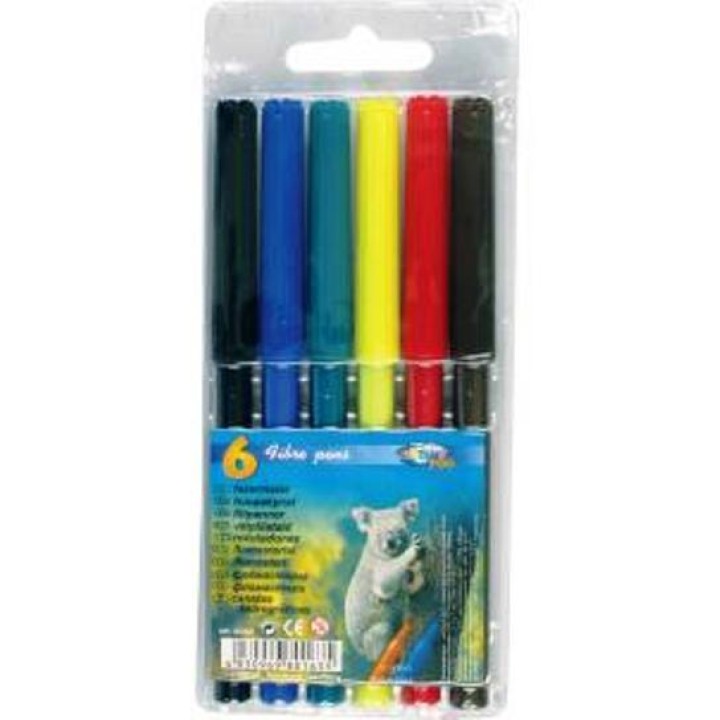 Центрум. 80163 Фломастеры 6 цв. ZOO