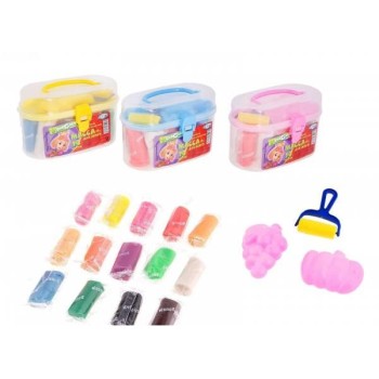 Центрум. Фиксики 84906 Набор теста для лепки в сундуке 14 цв. по 17 гр.