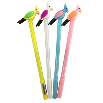 Центрум. 80712 Ручка шариковая "Птицы" синие чернила, 0.7мм, цвета ассорти, в дисплее