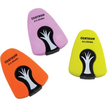 Центрум. 89469 Ластик из синтетического каучука, цвета ассорти, 70x50x10 мм, в индивид. упаковке