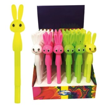 Центрум. 80753 Ручка шариковая "Rabbit" синие чернила, 0.7мм, цвета ассорт.