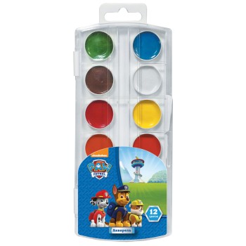 Щенячий патруль. Акварель 12 цветов арт.30782