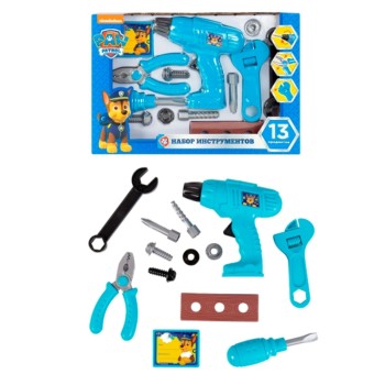 Щенячий патруль. Набор инструментов 13 предм. арт.36444