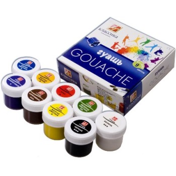 Луч. Гуашь "Классика" 9 цв. по 20 мл. арт.19С 1276-08 /18