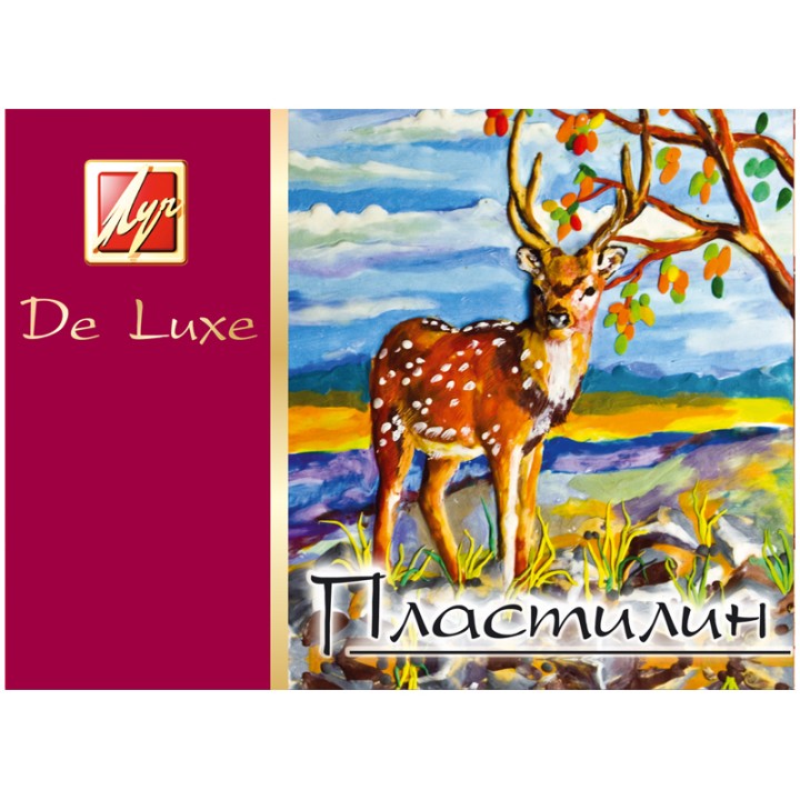 Луч. Пластилин "Люкс" 10 цв.арт.14с 1034-08 /54