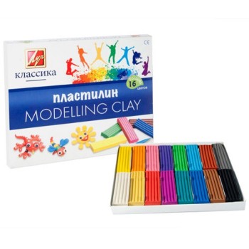 Луч. Пластилин "Классика" 16 цв. арт.20С 1329-08 /14
