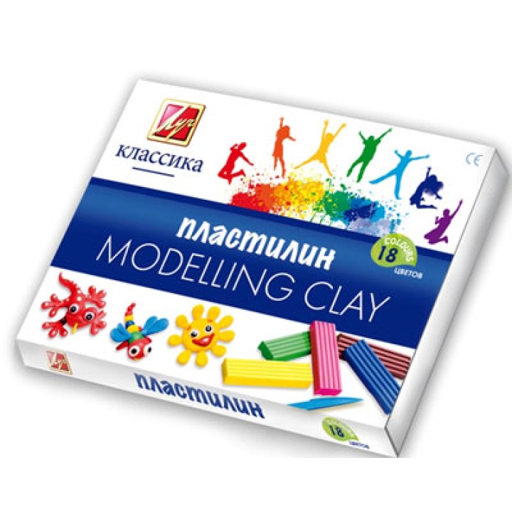 Луч. Пластилин "Классика" 18 цв. арт.20С 1330-08 /14