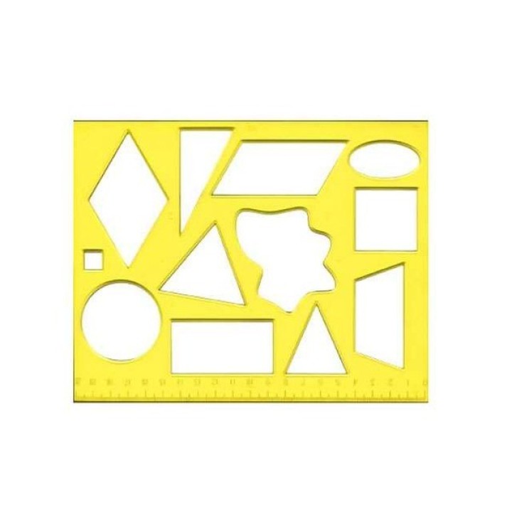 Луч. Трафарет "Геометрические фигуры" в асс-те /70 арт.12С 836-08/837-08