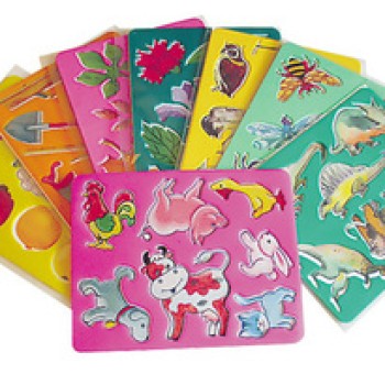 Луч. Трафареты плоские в ассортименте (по номерам)