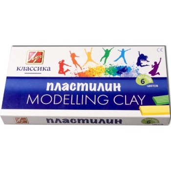 Луч. Пластилин "Классика" 6 цв. арт.12С 878-08 /40 В