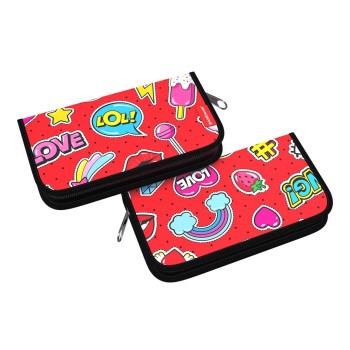 ErichKrause® Пенал-книжка без наполнения "Sweet Love" 110x205x25 мм арт.48497