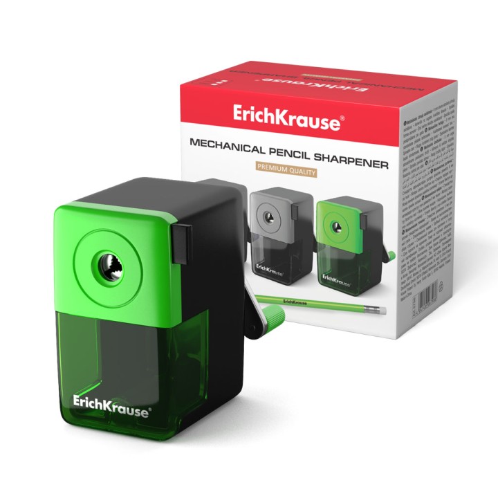 ErichKrause® Точилка механическая с контейнером (поштучно) арт.6798