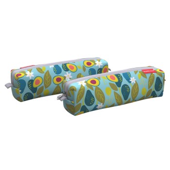 ErichKrause® Пенал квадро "Avocado Day" mini 210x50x50 мм арт.52182