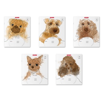 ErichKrause® Тетрадь школьная ученическая "Дружок" 24 листа, линейка (поштучно) арт.51426