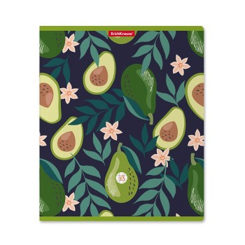 ErichKrause® Тетрадь общая ученическая "Avocado Dusk" 48 листов, клетка (поштучно) арт.52962