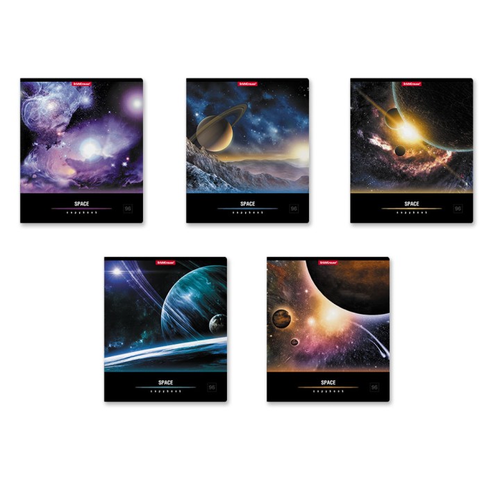 ErichKrause® Тетрадь общая "Вселенная" 96 листов, клетка арт.35494