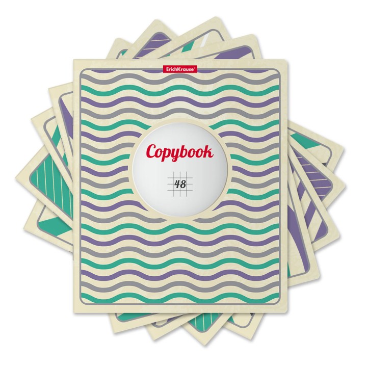 ErichKrause® Тетрадь общая ученическая "Vintage" 48 листов, клетка (поштучно) арт.49607