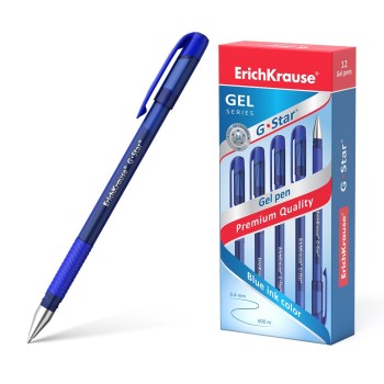 ErichKrause® Ручка гелевая "G-Star®" синяя (поштучно) арт.45206