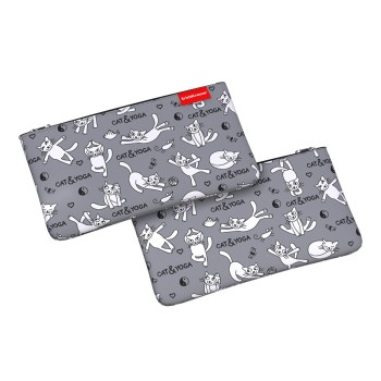 ErichKrause® Пенал конверт "Cat`s yoga" 207x114 мм арт.49033