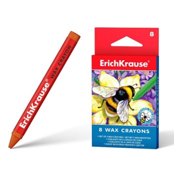 ErichKrause® Восковые мелки "ArtBerry" 8 цв. арт.34929