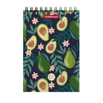 ErichKrause® Блокнот на спирали "Avocado Dusk" 60 листов, клетка (поштучно) арт.53120