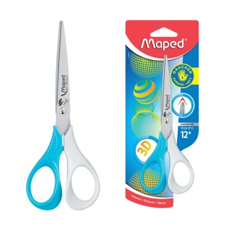 Maped. Ножницы для левшей с двухцвет. ручками 16 см арт.476510