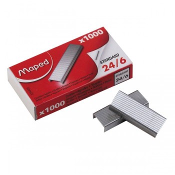 Maped. Скобки из стали 24/6, 1000шт арт.324405