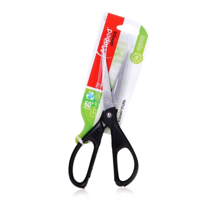 Maped. Ножницы "Essentials Green" 21см, ассиметричные арт.468110
