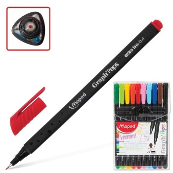 Maped. Ручка капиллярная 10 цветов арт.749150