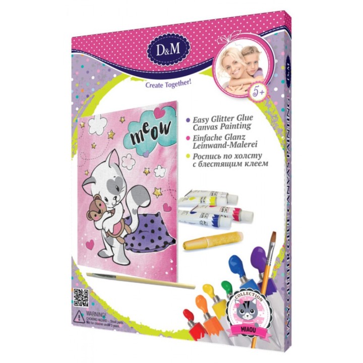 D&M Роспись по холсту "Морфей" 18х24 см арт.65675