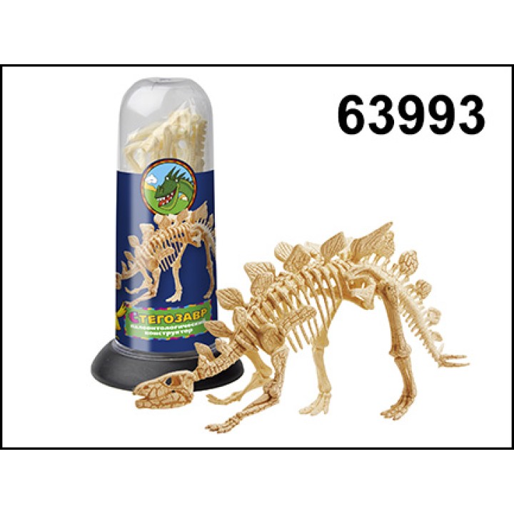 Kribly Boo. Палеонтологический конструктор "Стегозавр" арт.63993