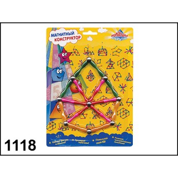 Kribly Boo. Магнитный конструктор арт.1118 "Фигуры"