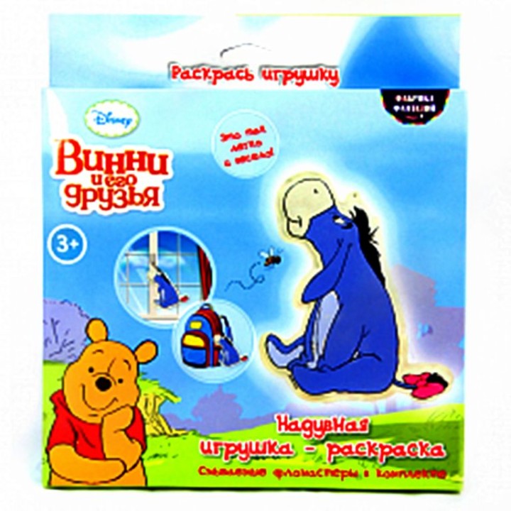 Фабрика Фантазий. 33073 Набор для раскрашивания надувной игрушки "Ослик Ушастик" (Дисней) текстиль